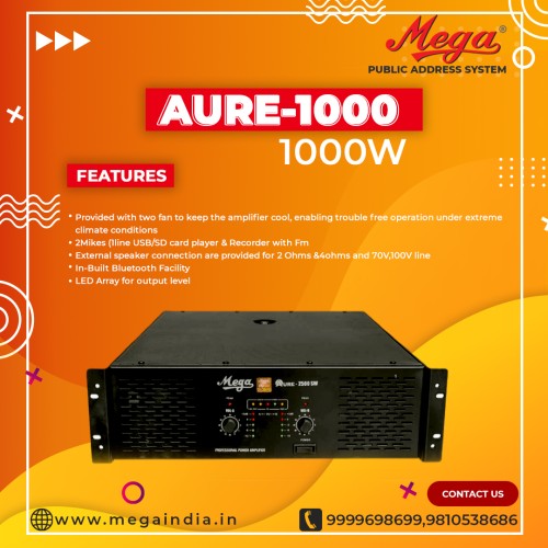 AURE - 1000 Professional Power Amplifire